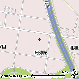 福島県須賀川市仁井田（阿弥陀）周辺の地図