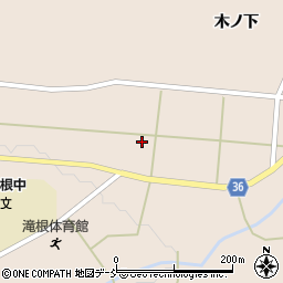 福島県田村市滝根町神俣金屋周辺の地図