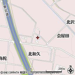 福島県須賀川市仁井田北和久周辺の地図