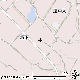 福島県須賀川市仁井田坂下周辺の地図