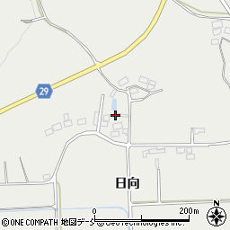 福島県須賀川市守屋日向86周辺の地図