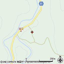 石川県輪島市滝又町ホ周辺の地図