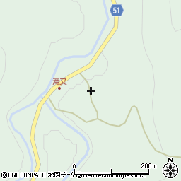 石川県輪島市滝又町（ホ）周辺の地図