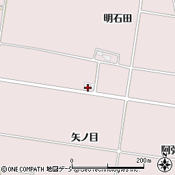福島県須賀川市仁井田矢ノ目周辺の地図