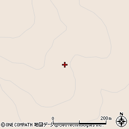 福島県大沼郡昭和村下中津川波山周辺の地図