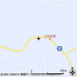 石川県輪島市三井町（与呂見奈）周辺の地図