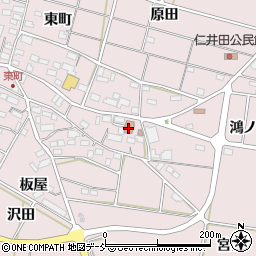 岩瀬仁井田郵便局 ＡＴＭ周辺の地図