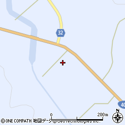 福島県昭和村（大沼郡）小野川（分代田）周辺の地図