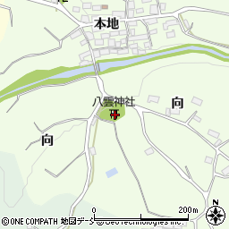 福島県郡山市田村町大供向194周辺の地図