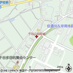 千谷公民館前周辺の地図