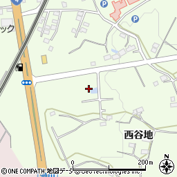 福島県須賀川市滑川西谷地周辺の地図