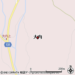 福島県下郷町（南会津郡）大内周辺の地図