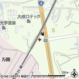 福島県須賀川市滑川（西山）周辺の地図