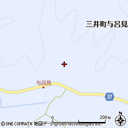 石川県輪島市三井町与呂見和周辺の地図