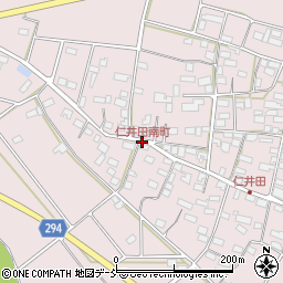 仁井田南町周辺の地図