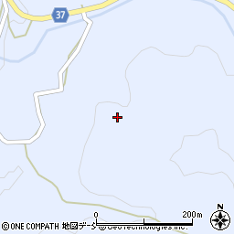 石川県輪島市三井町仁行宮下周辺の地図
