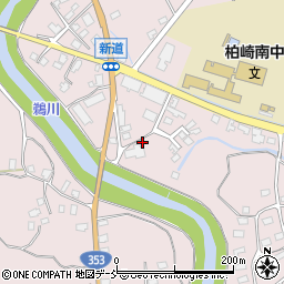 新潟県柏崎市新道3078周辺の地図