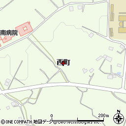 福島県須賀川市滑川（西町）周辺の地図
