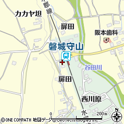 福島県郡山市田村町守山扉田36周辺の地図