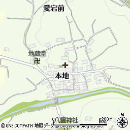 福島県郡山市田村町大供本地周辺の地図