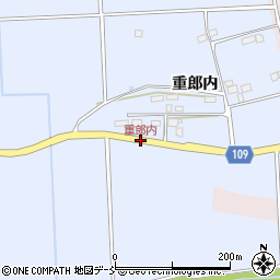 重郎内周辺の地図