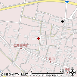 福島県須賀川市仁井田周辺の地図