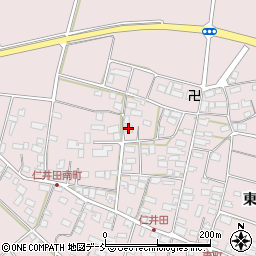 福島県須賀川市仁井田舘内周辺の地図