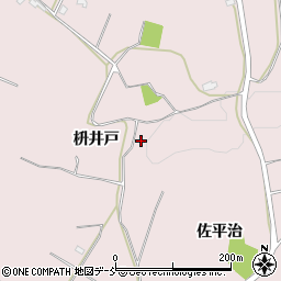 福島県須賀川市仁井田枡井戸周辺の地図