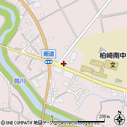 新潟県柏崎市新道3388周辺の地図