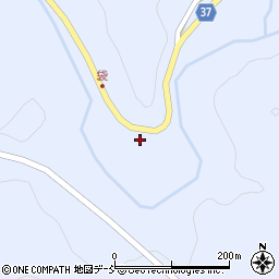 石川県輪島市三井町（仁行袋前）周辺の地図