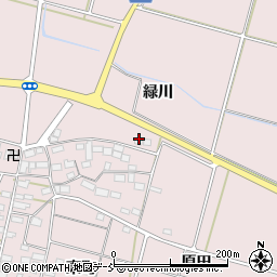 福島県須賀川市仁井田緑川周辺の地図
