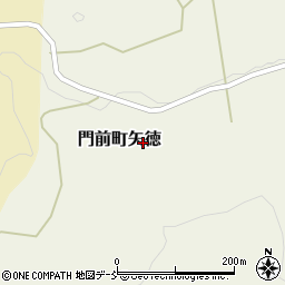 石川県輪島市門前町矢徳リ周辺の地図