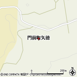 石川県輪島市門前町矢徳周辺の地図