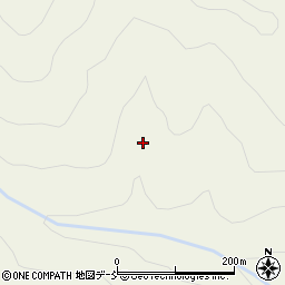 福島県南会津郡只見町小川滝沢周辺の地図