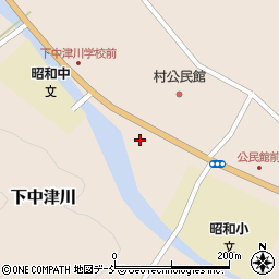 会津よつば農業協同組合　昭和営農経済センター周辺の地図
