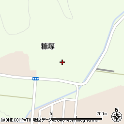 福島県田村市滝根町菅谷糠塚周辺の地図