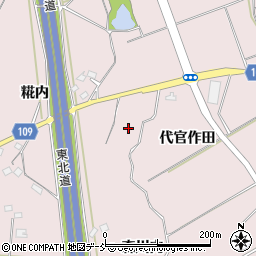 福島県須賀川市仁井田森川内周辺の地図