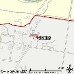 福島県須賀川市守屋源田原周辺の地図