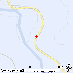 福島県昭和村（大沼郡）小野川（上廻戸）周辺の地図