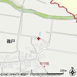 福島県須賀川市守屋下河原周辺の地図