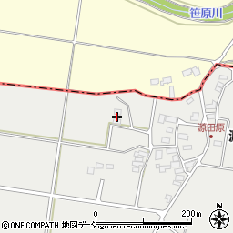 福島県須賀川市守屋（北仲田）周辺の地図