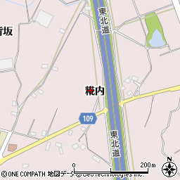 福島県須賀川市仁井田糀内33周辺の地図