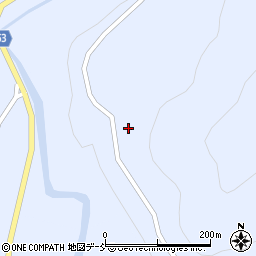 福島県只見町（南会津郡）布沢（木実坂山）周辺の地図