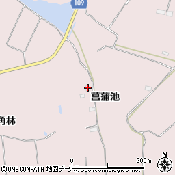 福島県須賀川市仁井田（角林）周辺の地図