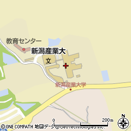 新潟産業大学　清掃員控室周辺の地図