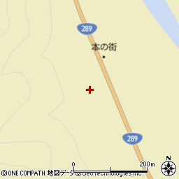 福島県只見町（南会津郡）楢戸（二本柳）周辺の地図