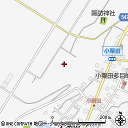 新潟県小千谷市小粟田周辺の地図