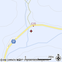 石川県輪島市三井町仁行青谷前周辺の地図