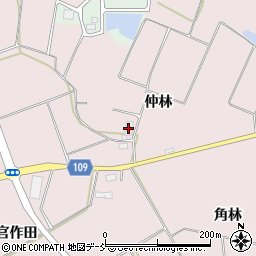 福島県須賀川市仁井田仲林25周辺の地図