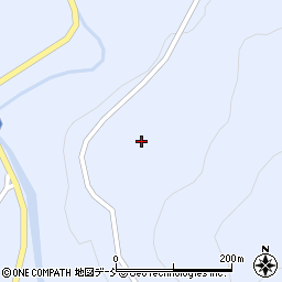 福島県只見町（南会津郡）布沢（白石畑）周辺の地図